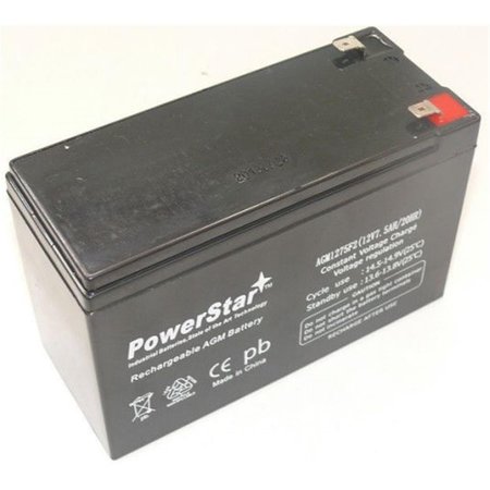 POWERSTAR 12V 7Ah 7.5Ah New Battery For Gs Portalac Px12072 Dg126 - 2 Year Warranty PO46614